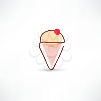 Ice-cream simple icon
