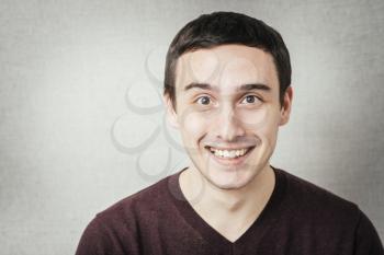 Successful attractive man posing and smiling