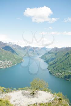 Lake in Switzerland 
