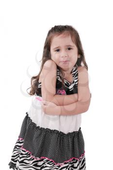 Royalty Free Photo of an Angry Little Girl