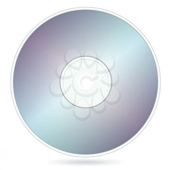 Royalty Free Clipart Image of a Compact Disk