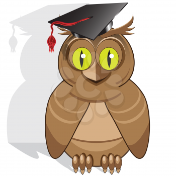 Royalty Free Clipart Image of an Owl