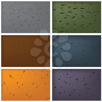 Royalty Free Clipart Image of Stone Textures