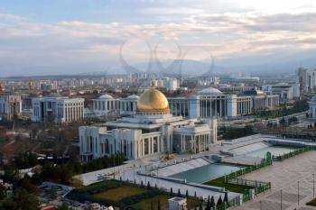 Royalty Free Photo of an Aeril View of Turkmenistan