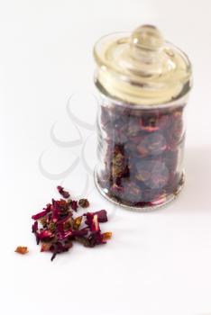 Royalty Free Photo of a Jar of Herbs
