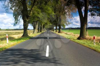 Royalty Free Photo of a Road in the Countryside