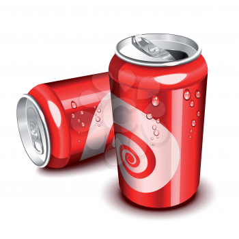 Royalty Free Clipart Image of a Pop Can