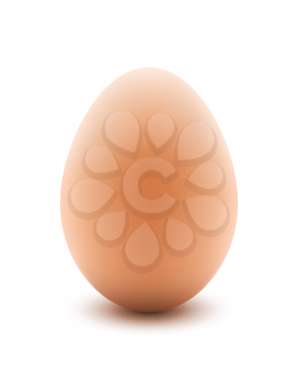 Royalty Free Clipart Image of an Egg