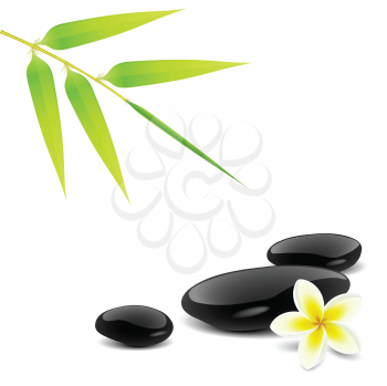 Royalty Free Clipart Image of a Zen Background