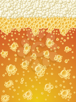 Royalty Free Clipart Image of an Abstract Beer Background