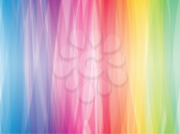 Royalty Free Clipart Image of an Abstract Colour Spectrum