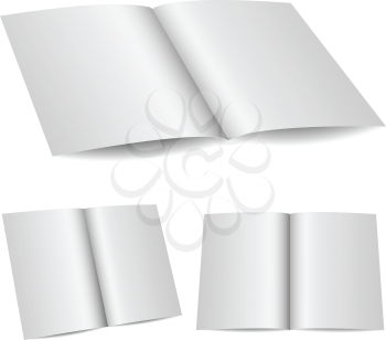 Royalty Free Clipart Image of a Blank Folder