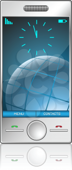 Royalty Free Clipart Image of a  Cellphone