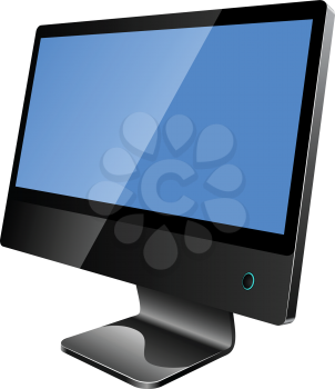 Royalty Free Clipart Image of a Monitor