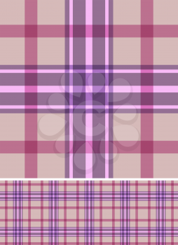 Royalty Free Clipart Image of a Plaid Pattern
