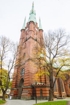 The Church of Saint Clare tower, Stockholm, Sweden.