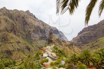 Masca, small village at Tenerife island known as former pirate hideout, Canary islands, Spain.