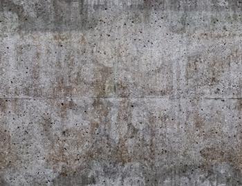 Seamless grungy withered concrete wall texture.