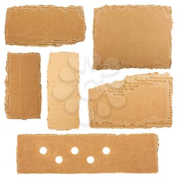 Royalty Free Photo of a Collection of Cardboard Pieces