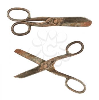 Royalty Free Photo of an Old Pair of Children's Scissors