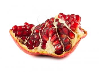 Royalty Free Photo of a Ripe Opened Pomegranate