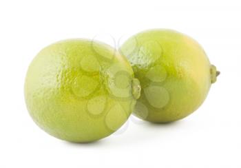 Royalty Free Photo of a Couple of Fresh Limes