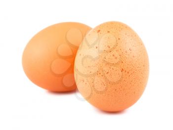 Royalty Free Photo of a Two Fresh Chicken Eggs