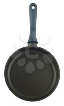 Royalty Free Photo of a Frying Pan with a Long Handle Top View