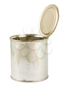 Royalty Free Photo of an Opened Tin Can