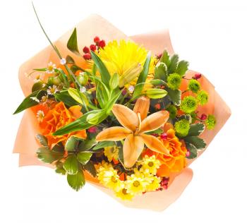 Royalty Free Photo of a Colorful Bouquet of Flowers