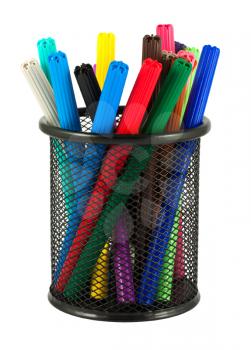 Royalty Free Photo of a Set of Felt-Tip Markers