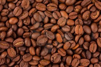 Royalty Free Photo of a Pile of Roasted Coffee Beans
