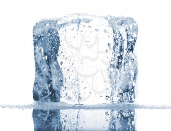Royalty Free Photo of a Closeup of an Ice Cube