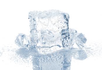 Royalty Free Photo of a Small Ice Cube
