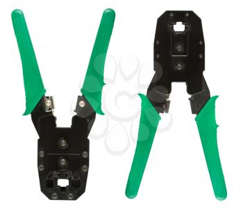 Royalty Free Photo of a Network Cable Crimper