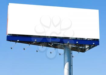 Royalty Free Photo of a Large Blank Billboard