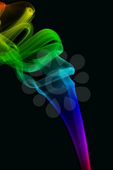 Royalty Free Photo of a Colored Smoke Background