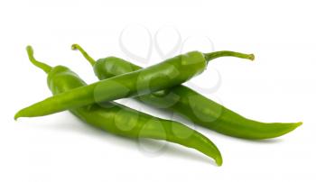 Royalty Free Photo of Three Chili Peppers