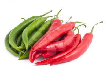 Royalty Free Photo of a Pile of Hot Chili Peppers