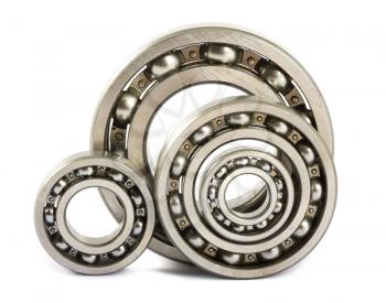 Royalty Free Photo of Different Sizes of Steel Ball Bearings