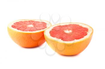 Royalty Free Photo of a Grapefruit Sliced in Half