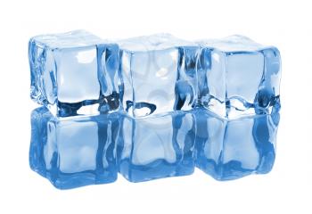 Royalty Free Photo of Three Ice Cubes