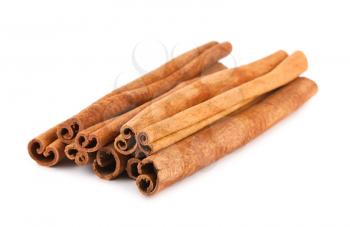 Royalty Free Photo of a Bunch of Cinnamon Sticks
