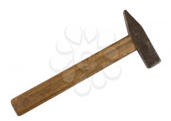 Royalty Free Photo of an Old Wooden Hammer