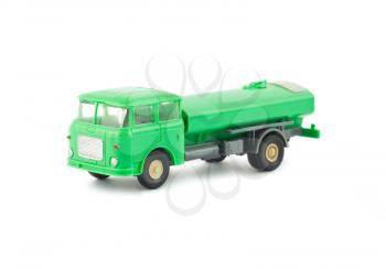 Royalty Free Photo of a Toy Fuel Tanker Truck