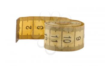 Royalty Free Photo of a Roll of Measuring Tape
