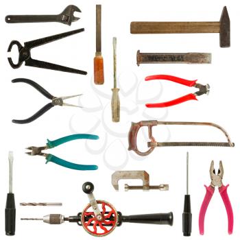 Royalty Free Photo of a Collection of Old Tools