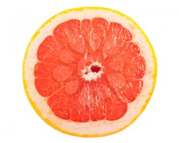 Royalty Free Photo of a Half of a Ripe Grapefruit