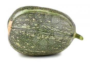 Green ripe marrow isolated on white background