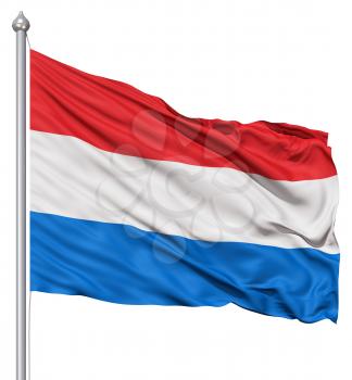 Royalty Free Clipart Image of the Netherlands Flag